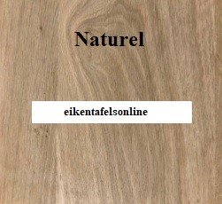 Eiken tafel - Eiken trapeze A onderstel 12x12 cm