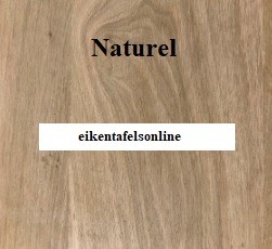 Eiken tafelblad rond Rustiek 4,2 cm dik