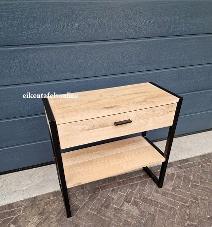 Eiken wandtafel 2 - sidetable