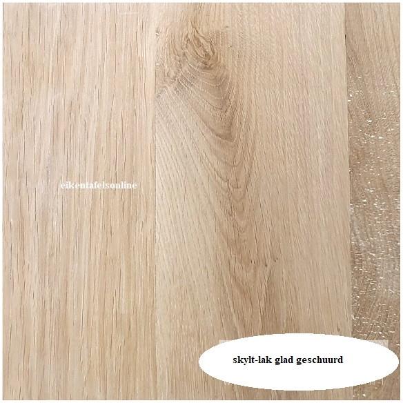 Eiken tafelblad boomstam 4 cm dik